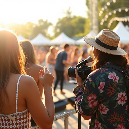 An immersive behind-the-scenes documentary of the 'Summer Sounds Music Festival,' capturing live performances, interviews with artists, and the overall vibrant energy of the event.